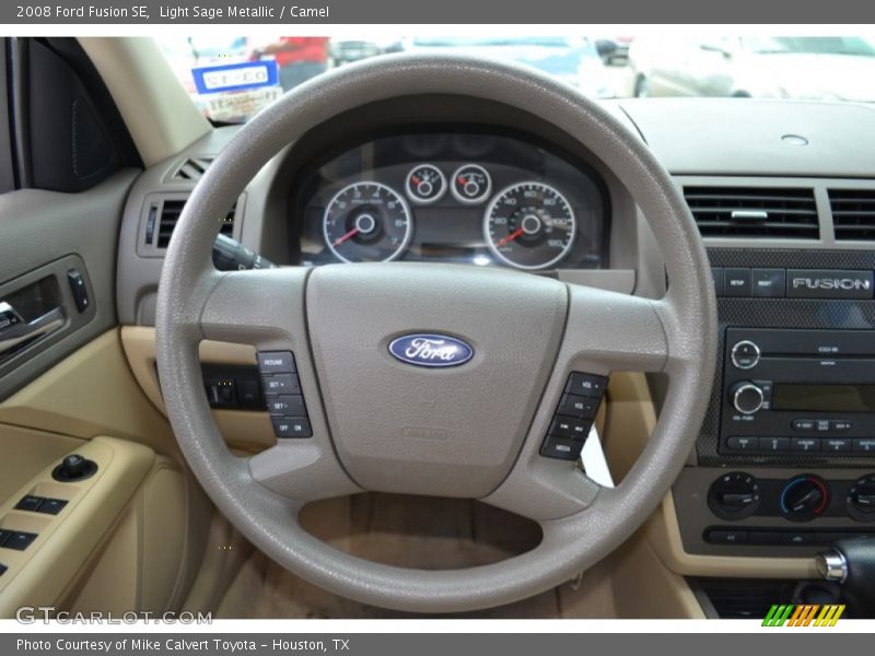 Light Sage Metallic / Camel 2008 Ford Fusion SE