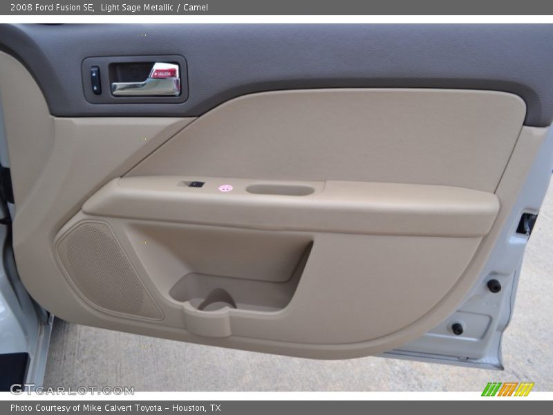 Light Sage Metallic / Camel 2008 Ford Fusion SE