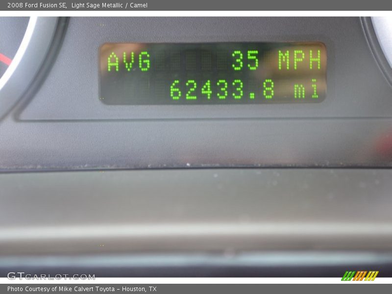 Light Sage Metallic / Camel 2008 Ford Fusion SE