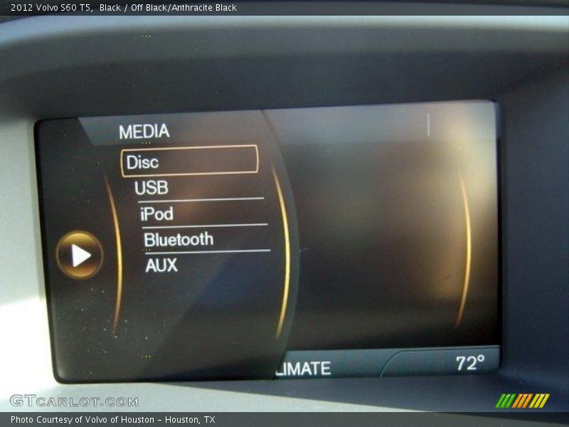 Black / Off Black/Anthracite Black 2012 Volvo S60 T5