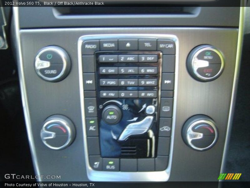Black / Off Black/Anthracite Black 2012 Volvo S60 T5