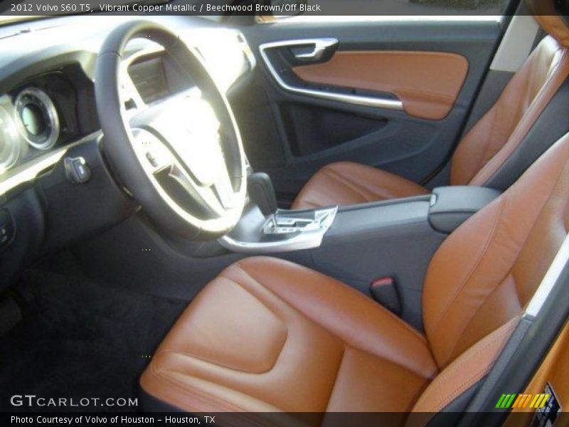 Vibrant Copper Metallic / Beechwood Brown/Off Black 2012 Volvo S60 T5