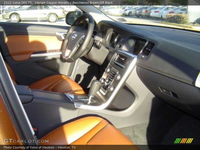 Vibrant Copper Metallic / Beechwood Brown/Off Black 2012 Volvo S60 T5
