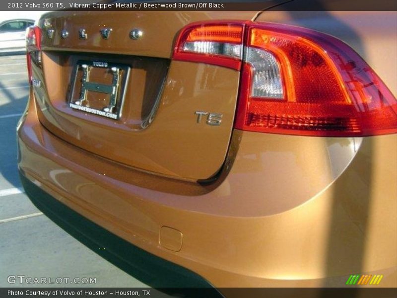 Vibrant Copper Metallic / Beechwood Brown/Off Black 2012 Volvo S60 T5