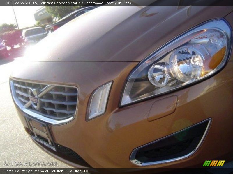 Vibrant Copper Metallic / Beechwood Brown/Off Black 2012 Volvo S60 T5
