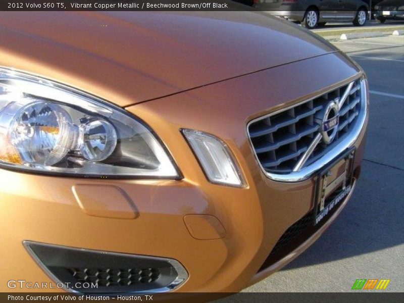 Vibrant Copper Metallic / Beechwood Brown/Off Black 2012 Volvo S60 T5