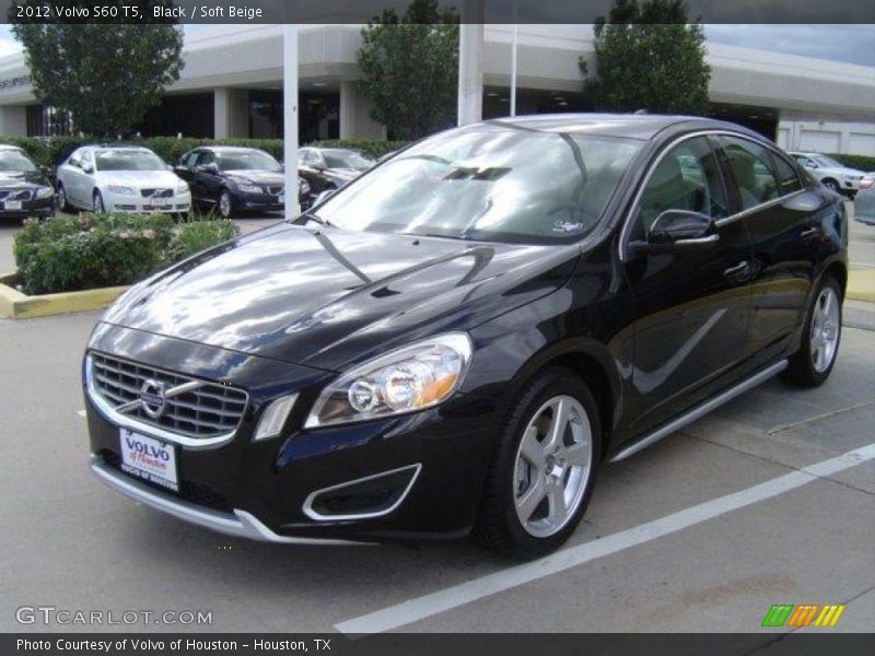 Black / Soft Beige 2012 Volvo S60 T5