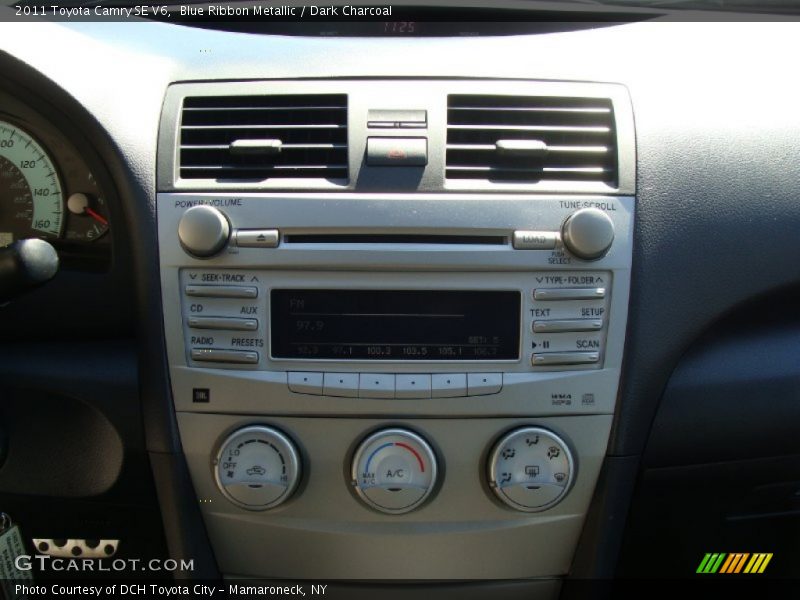 Blue Ribbon Metallic / Dark Charcoal 2011 Toyota Camry SE V6