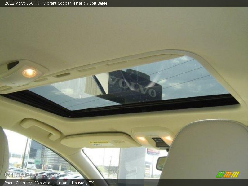 Vibrant Copper Metallic / Soft Beige 2012 Volvo S60 T5
