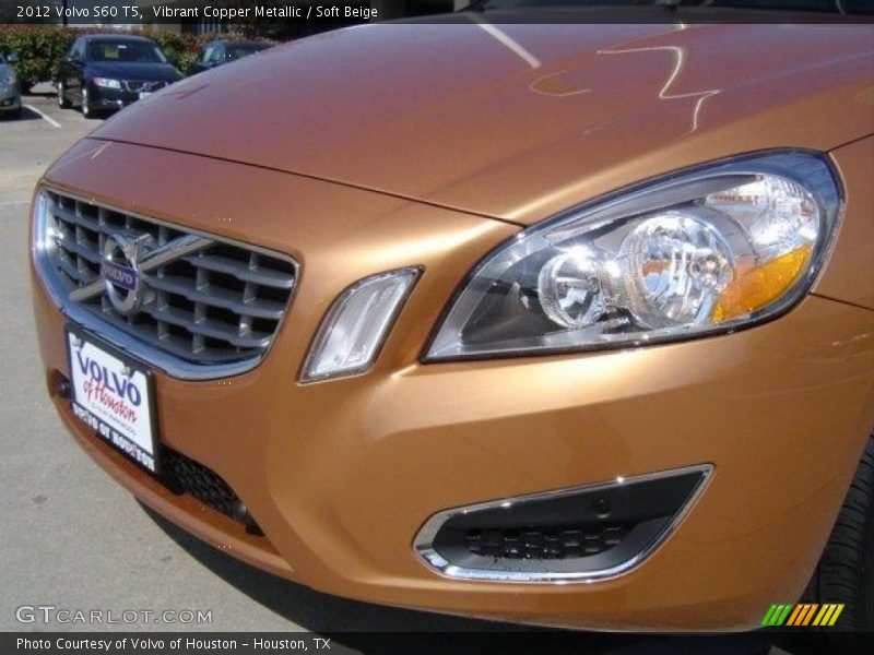Vibrant Copper Metallic / Soft Beige 2012 Volvo S60 T5