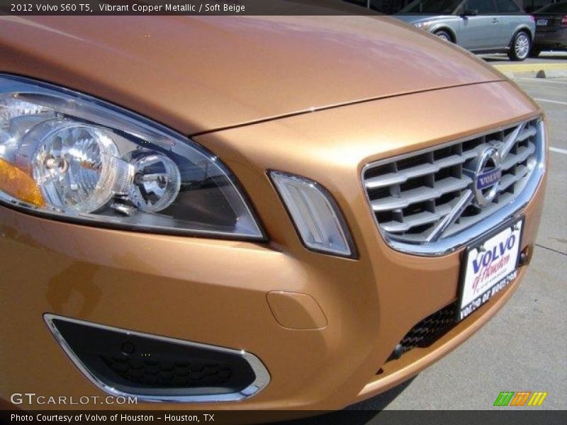 Vibrant Copper Metallic / Soft Beige 2012 Volvo S60 T5