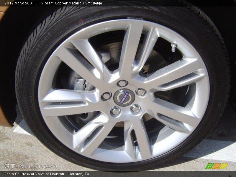 Vibrant Copper Metallic / Soft Beige 2012 Volvo S60 T5