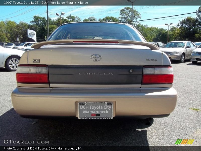 Cashmere Beige Metallic / Beige 1997 Toyota Corolla CE