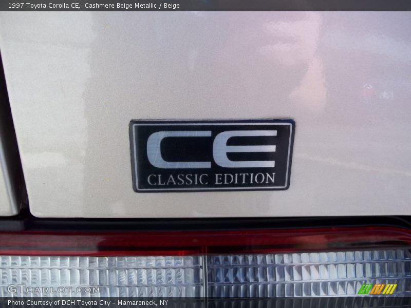 Cashmere Beige Metallic / Beige 1997 Toyota Corolla CE