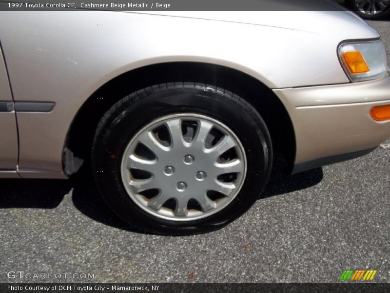 Cashmere Beige Metallic / Beige 1997 Toyota Corolla CE