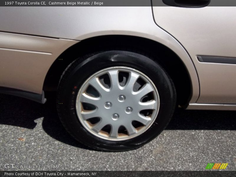 Cashmere Beige Metallic / Beige 1997 Toyota Corolla CE