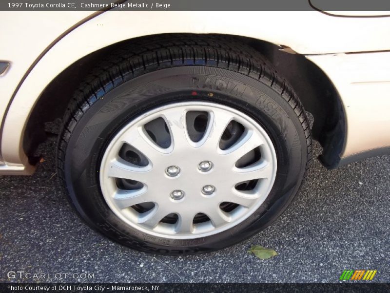 Cashmere Beige Metallic / Beige 1997 Toyota Corolla CE