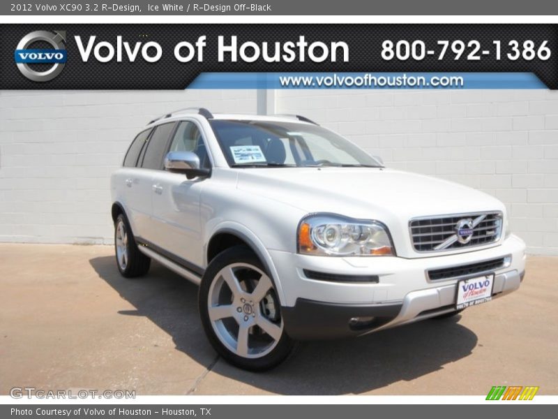 Ice White / R-Design Off-Black 2012 Volvo XC90 3.2 R-Design