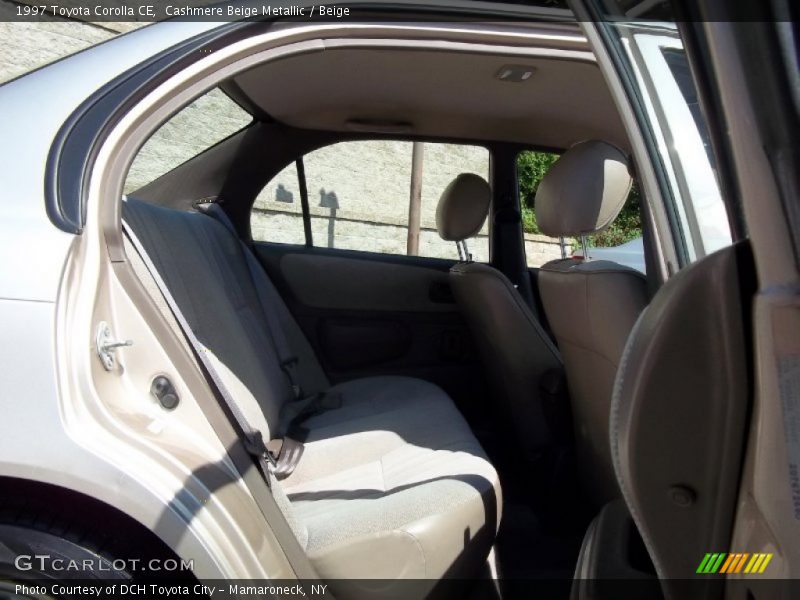 Cashmere Beige Metallic / Beige 1997 Toyota Corolla CE