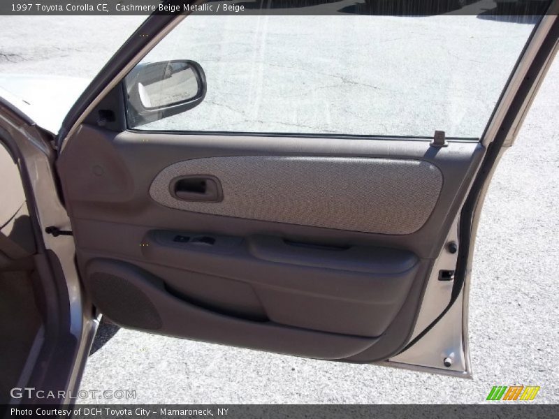 Cashmere Beige Metallic / Beige 1997 Toyota Corolla CE