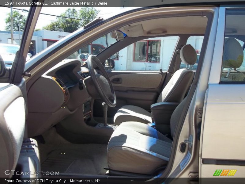 Cashmere Beige Metallic / Beige 1997 Toyota Corolla CE