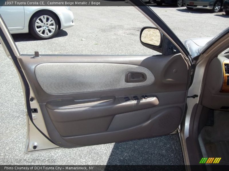 Cashmere Beige Metallic / Beige 1997 Toyota Corolla CE