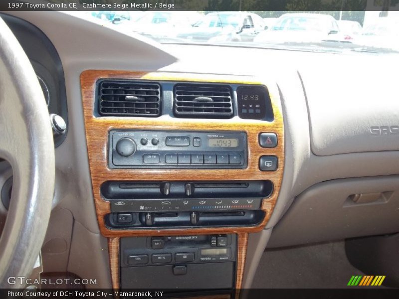 Cashmere Beige Metallic / Beige 1997 Toyota Corolla CE