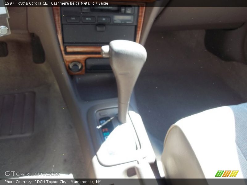 Cashmere Beige Metallic / Beige 1997 Toyota Corolla CE