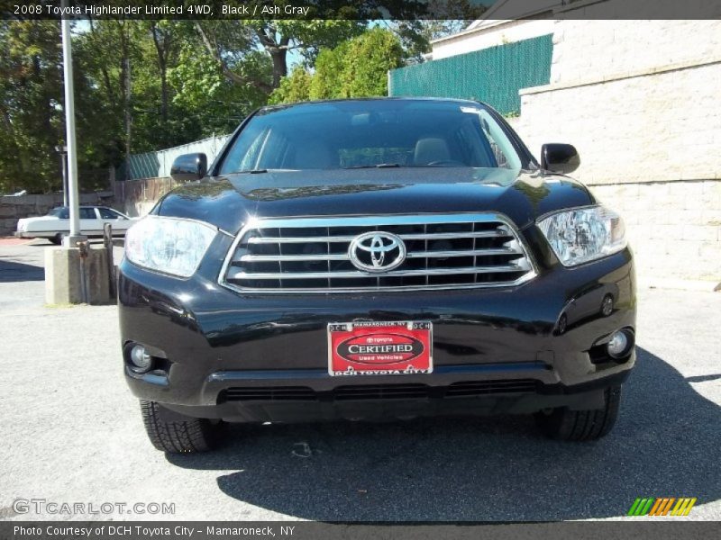 Black / Ash Gray 2008 Toyota Highlander Limited 4WD