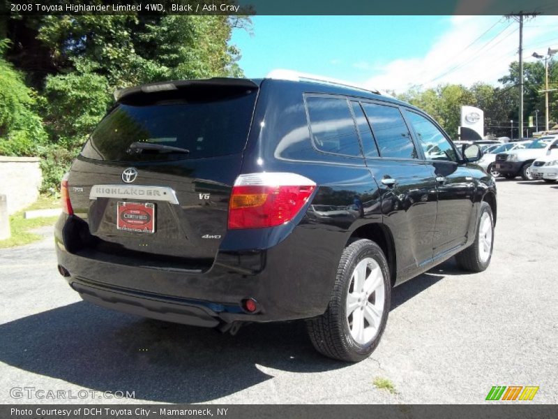 Black / Ash Gray 2008 Toyota Highlander Limited 4WD
