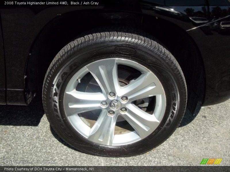 Black / Ash Gray 2008 Toyota Highlander Limited 4WD