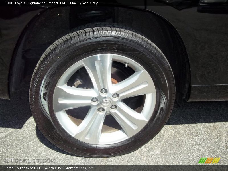 Black / Ash Gray 2008 Toyota Highlander Limited 4WD