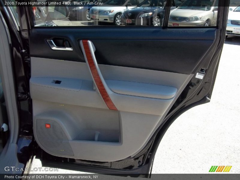 Black / Ash Gray 2008 Toyota Highlander Limited 4WD