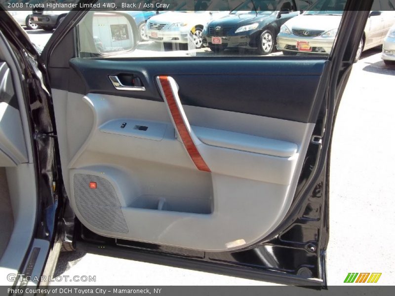 Black / Ash Gray 2008 Toyota Highlander Limited 4WD