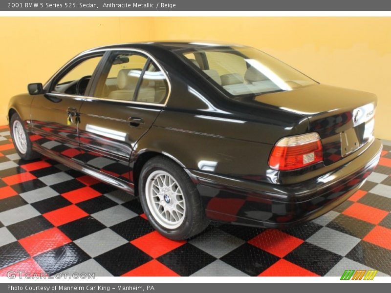 Anthracite Metallic / Beige 2001 BMW 5 Series 525i Sedan