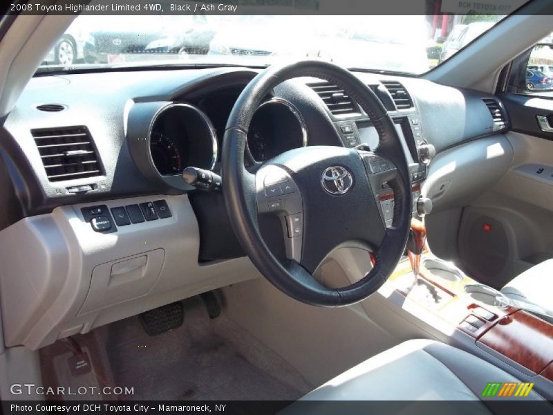 Black / Ash Gray 2008 Toyota Highlander Limited 4WD