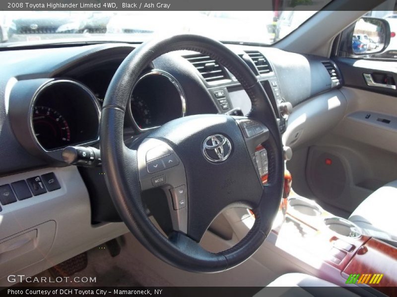 Black / Ash Gray 2008 Toyota Highlander Limited 4WD
