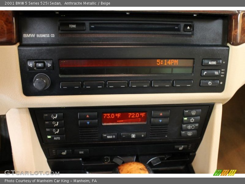 Anthracite Metallic / Beige 2001 BMW 5 Series 525i Sedan