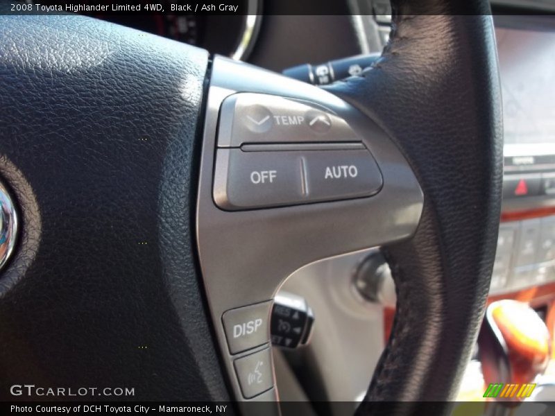 Black / Ash Gray 2008 Toyota Highlander Limited 4WD
