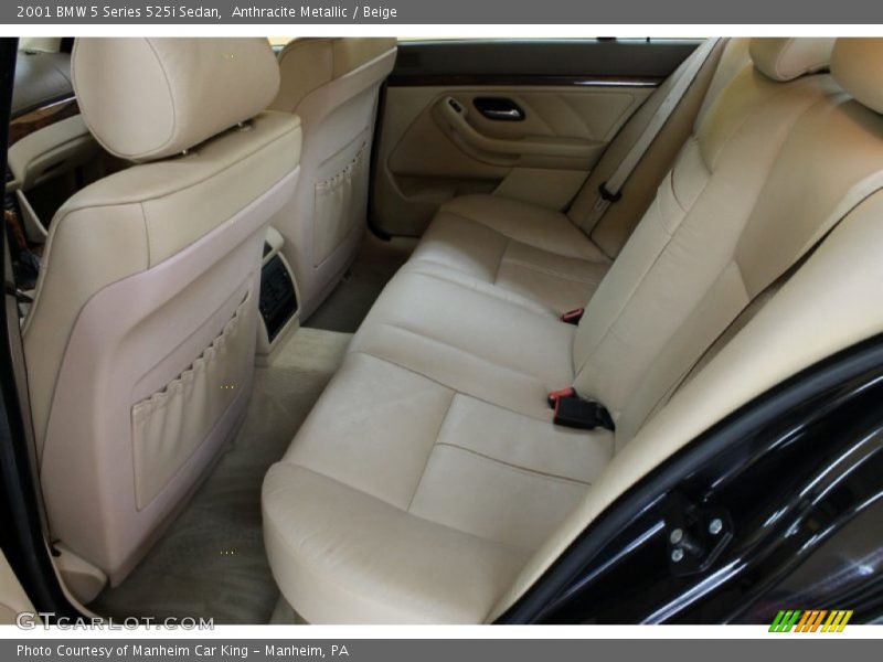 Anthracite Metallic / Beige 2001 BMW 5 Series 525i Sedan