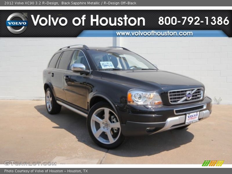 Black Sapphire Metallic / R-Design Off-Black 2012 Volvo XC90 3.2 R-Design