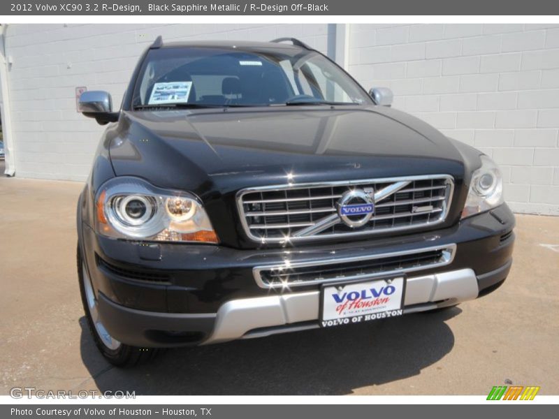 Black Sapphire Metallic / R-Design Off-Black 2012 Volvo XC90 3.2 R-Design