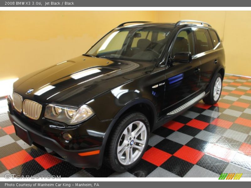 Jet Black / Black 2008 BMW X3 3.0si