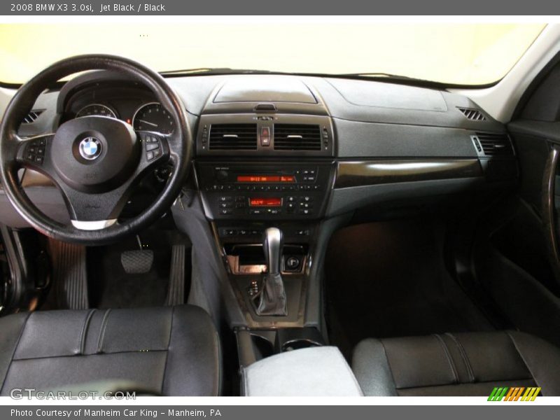 Jet Black / Black 2008 BMW X3 3.0si