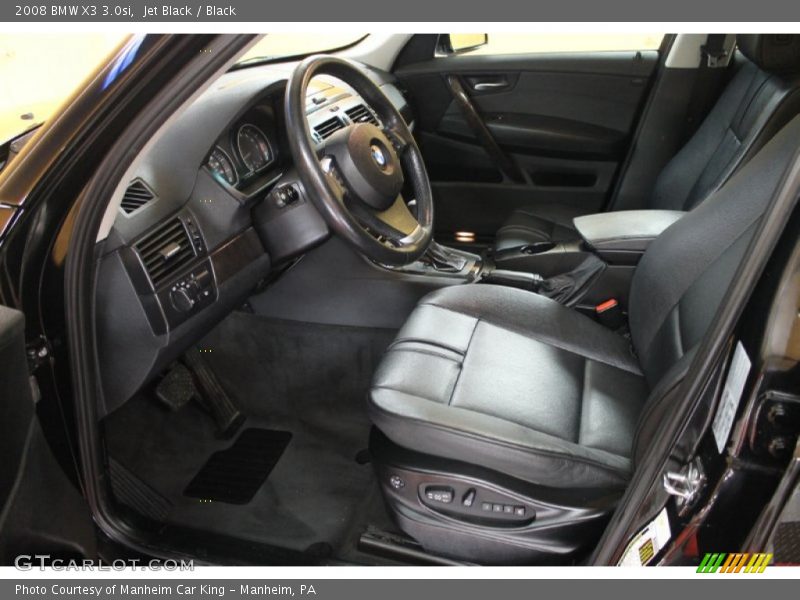Jet Black / Black 2008 BMW X3 3.0si