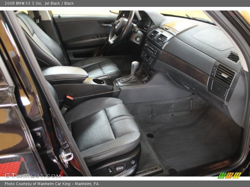 Jet Black / Black 2008 BMW X3 3.0si
