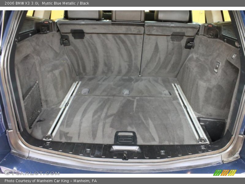Mystic Blue Metallic / Black 2006 BMW X3 3.0i