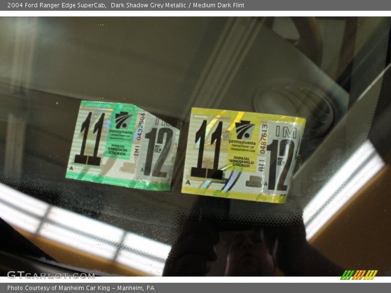 Dark Shadow Grey Metallic / Medium Dark Flint 2004 Ford Ranger Edge SuperCab