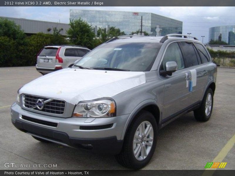 Electric Silver Metallic / Beige 2012 Volvo XC90 3.2 AWD