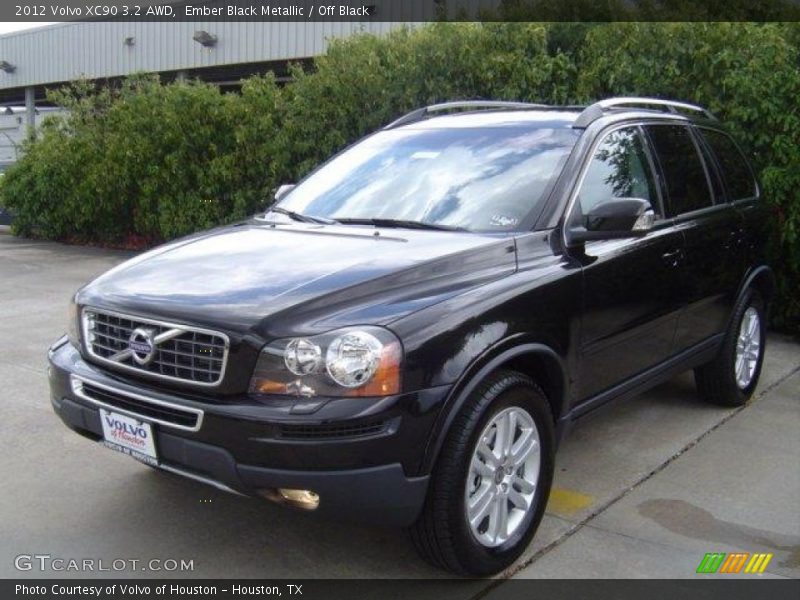Ember Black Metallic / Off Black 2012 Volvo XC90 3.2 AWD